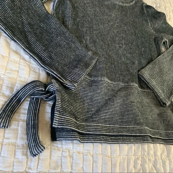 NWT Madewell French Rib Side-Tie Pullover - Picture 9 of 13